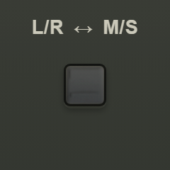 A button in the middle of the window labelled L/R to M/S.